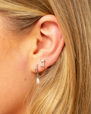 Essential ear party set white/silver - Smoothie London - Sterling Silver