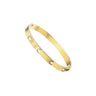 Eternity bangle gold - Smoothie London - Stainless Steel