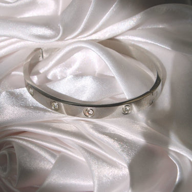 Eternity bangle silver - Smoothie London - Stainless Steel