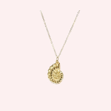 Goddess shell necklace gold - Smoothie London - Stainless Steel