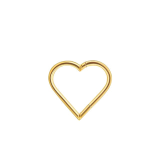 Heart clicker Gold - Smoothie London - Titanium