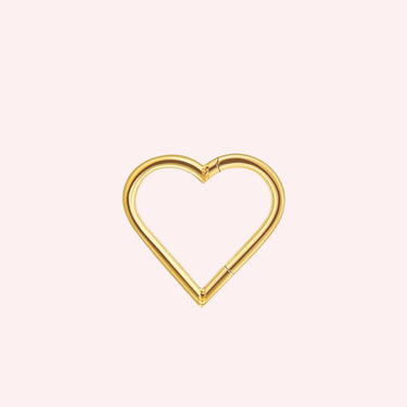 Heart clicker Gold - Smoothie London - Titanium