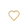 Heart clicker Gold - Smoothie London - Titanium