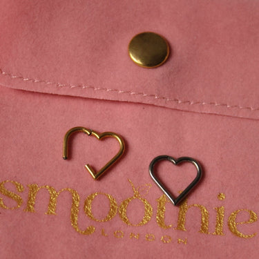 Heart clicker Gold - Smoothie London - Titanium