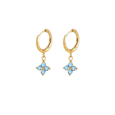 Lucky Charm Baby Blue/Gold - Smoothie London - Sterling Silver