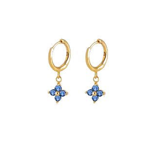 Lucky Charm Sapphire/Gold - Smoothie London - Sterling Silver