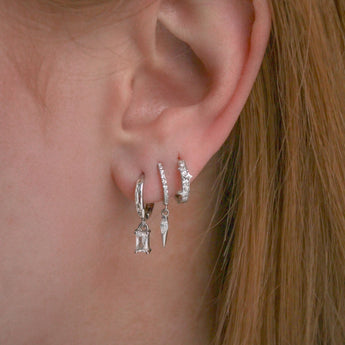 Twinkle Star huggies silver - Smoothie London - Sterling Silver