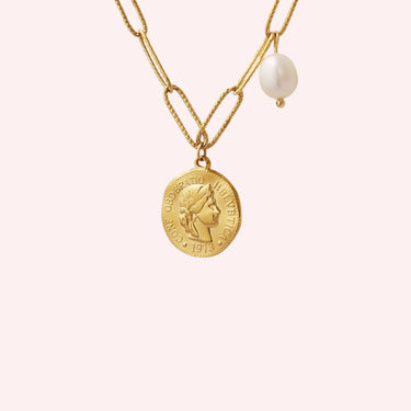 Venice coin necklace - Smoothie London - Stainless Steel